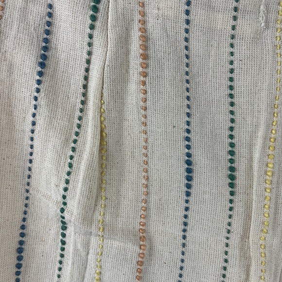 Urban Outfitters Tan Green Striped Wrap Front Ring Detail Skort Medium - Picture 3 of 4